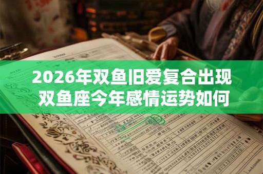 2026年双鱼旧爱复合出现 双鱼座今年感情运势如何