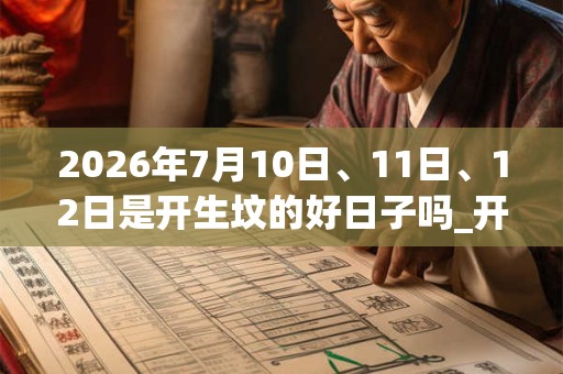 2026年7月10日、11日、12日是开生坟的好日子吗_开生坟可以吗 2026年7月10日、11日、12日是开生坟的好日子吗_开生坟可以吗