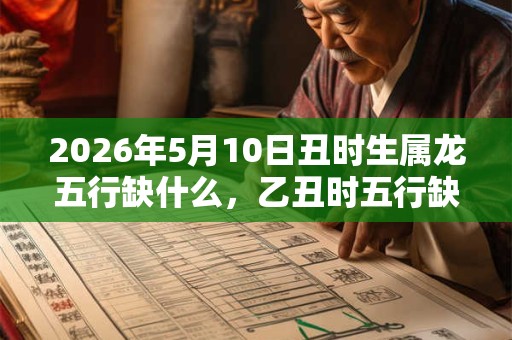 2026年5月10日丑时生属龙五行缺什么，乙丑时五行缺什么