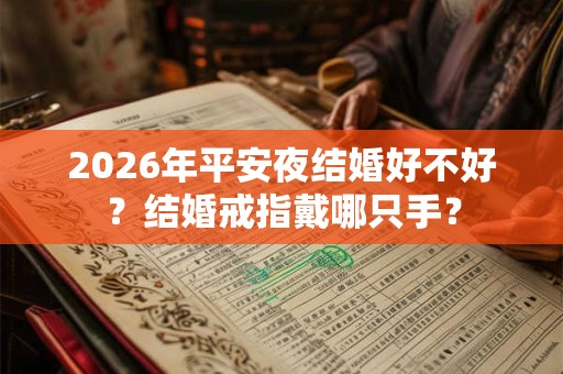 2026年平安夜结婚好不好？结婚戒指戴哪只手？