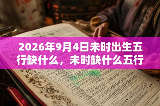 2026年9月4日未时出生五行缺什么，未时缺什么五行