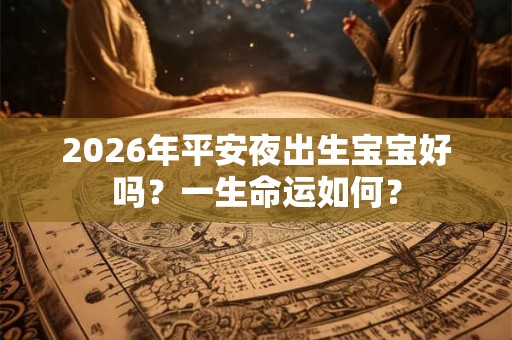 2026年平安夜出生宝宝好吗？一生命运如何？