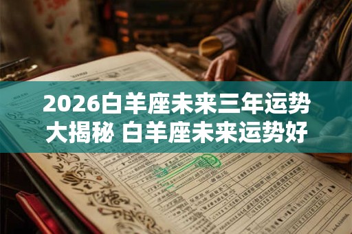 2026白羊座未来三年运势大揭秘 白羊座未来运势好不好 2026白羊座未来三年运势大揭秘 白羊座未来运势好不好