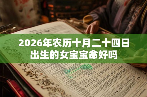2026年农历十月二十四日出生的女宝宝命好吗