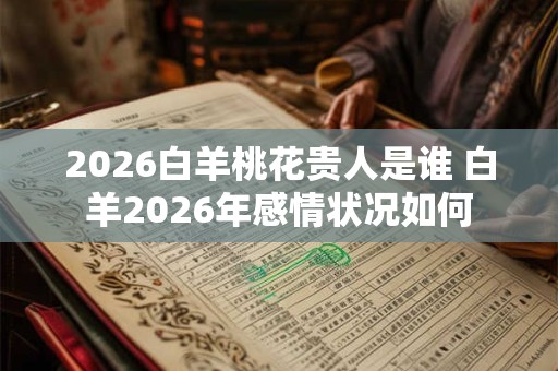 2026白羊桃花贵人是谁 白羊2026年感情状况如何