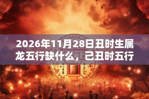 2026年11月28日丑时生属龙五行缺什么，己丑时五行缺什么