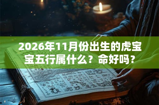 2026年11月份出生的虎宝宝五行属什么？命好吗？