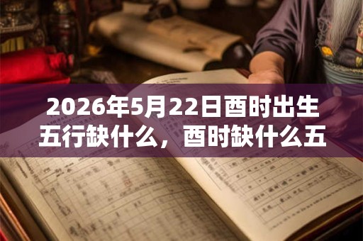 2026年5月22日酉时出生五行缺什么，酉时缺什么五行
