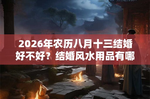 2026年农历八月十三结婚好不好？结婚风水用品有哪些？