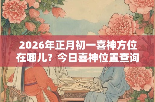 2026年正月初一喜神方位在哪儿？今日喜神位置查询