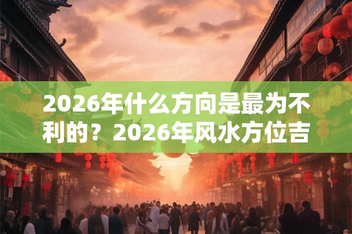 2026年什么方向是最为不利的？2026年风水方位吉凶介绍