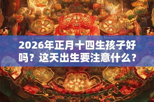 2026年正月十四生孩子好吗？这天出生要注意什么？