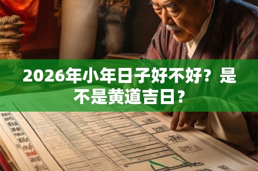 2026年小年日子好不好？是不是黄道吉日？