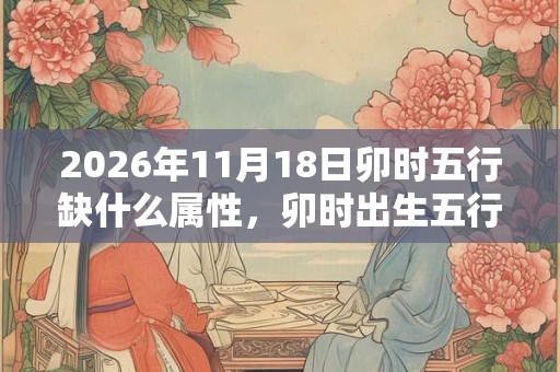 2026年11月18日卯时五行缺什么属性，卯时出生五行缺什么