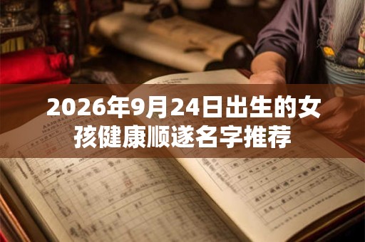 2026年9月24日出生的女孩健康顺遂名字推荐
