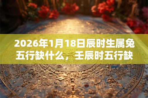 2026年1月18日辰时生属兔五行缺什么,壬辰时五行缺什么 2026年1月18日辰时生属兔五行缺什么,壬辰时五行缺什么