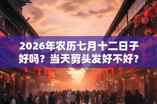 2026年农历七月十二日子好吗？当天剪头发好不好？