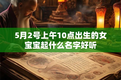 5月2号上午10点出生的女宝宝起什么名字好听