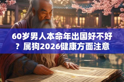 60岁男人本命年出国好不好？属狗2026健康方面注意什么？