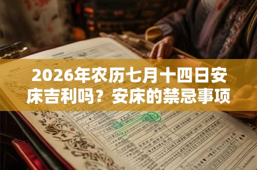 2026年农历七月十四日安床吉利吗？安床的禁忌事项
