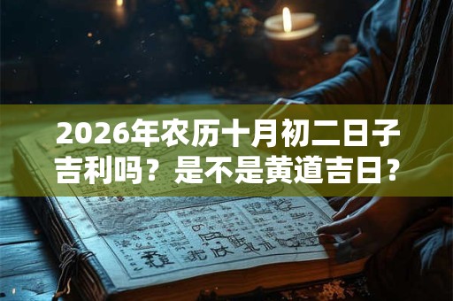 2026年农历十月初二日子吉利吗？是不是黄道吉日？