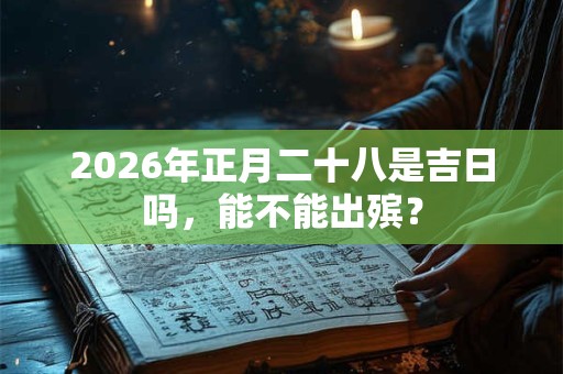 2026年正月二十八是吉日吗，能不能出殡？