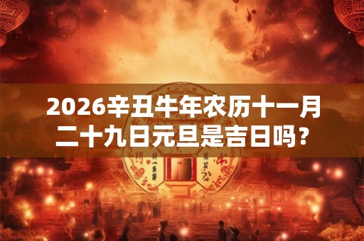 2026辛丑牛年农历十一月二十九日元旦是吉日吗？