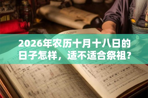 2026年农历十月十八日的日子怎样，适不适合祭祖？