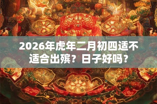 2026年虎年二月初四适不适合出殡？日子好吗？