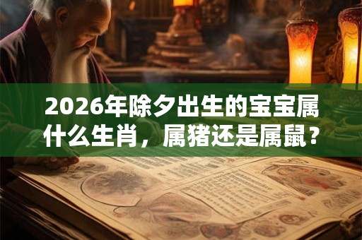 2026年除夕出生的宝宝属什么生肖，属猪还是属鼠？