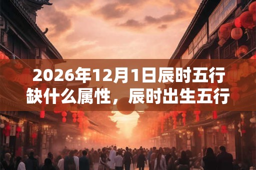 2026年12月1日辰时五行缺什么属性，辰时出生五行缺什么