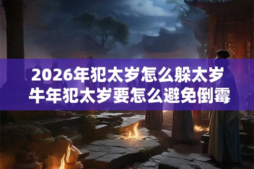 2026年犯太岁怎么躲太岁 牛年犯太岁要怎么避免倒霉 2026年犯太岁怎么躲太岁 牛年犯太岁要怎么避免倒霉