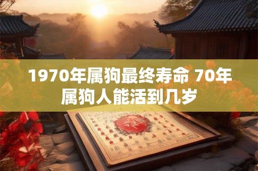 1970年属狗最终寿命 70年属狗人能活到几岁
