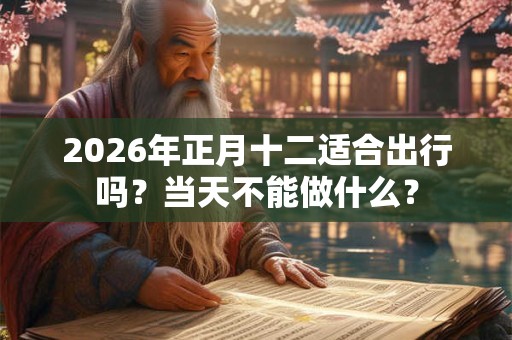 2026年正月十二适合出行吗？当天不能做什么？