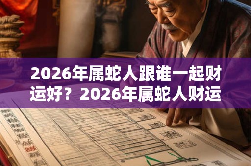 2026年属蛇人跟谁一起财运好？2026年属蛇人财运方向