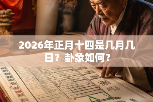 2026年正月十四是几月几日？卦象如何？