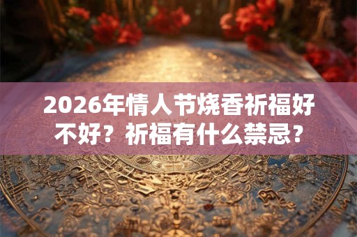 2026年情人节烧香祈福好不好？祈福有什么禁忌？