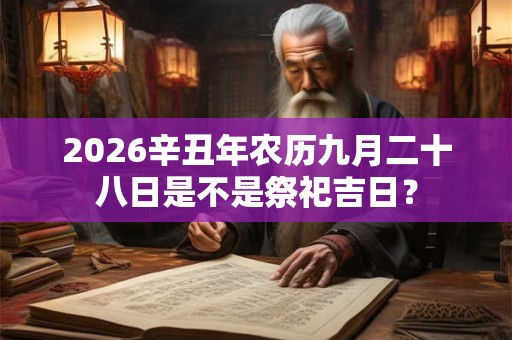 2026辛丑年农历九月二十八日是不是祭祀吉日？
