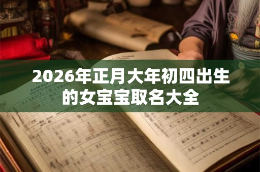 2026年正月大年初四出生的女宝宝取名大全 2026年正月大年初四出生的女宝宝取名大全