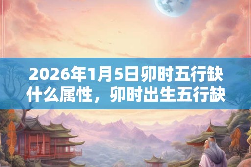 2026年1月5日卯时五行缺什么属性，卯时出生五行缺什么