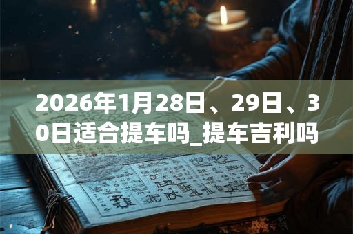 2026年1月28日、29日、30日适合提车吗_提车吉利吗