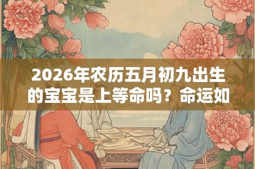 2026年农历五月初九出生的宝宝是上等命吗?命运如何? 2026年农历五月初九出生的宝宝是上等命吗?命运如何?
