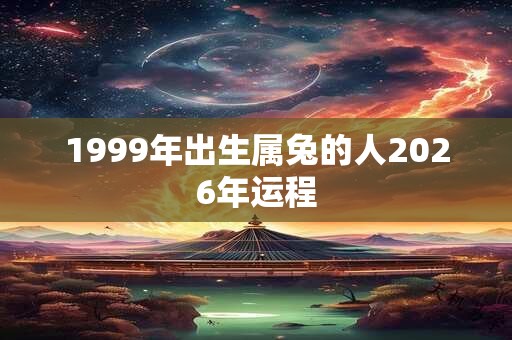 1999年出生属兔的人2026年运程