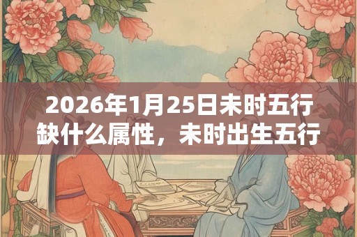 2026年1月25日未时五行缺什么属性,未时出生五行缺什么 2026年1月25日未时五行缺什么属性,未时出生五行缺什么