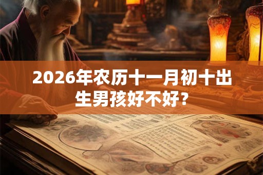 2026年农历十一月初十出生男孩好不好？