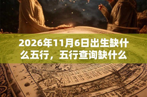 2026年11月6日出生缺什么五行，五行查询缺什么