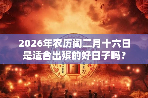 2026年农历闰二月十六日是适合出殡的好日子吗? 2026年农历闰二月十六日是适合出殡的好日子吗?