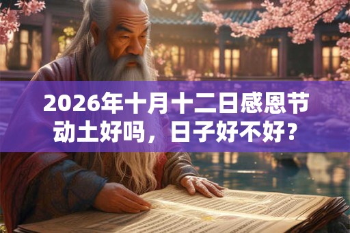 2026年十月十二日感恩节动土好吗,日子好不好? 2026年十月十二日感恩节动土好吗,日子好不好?