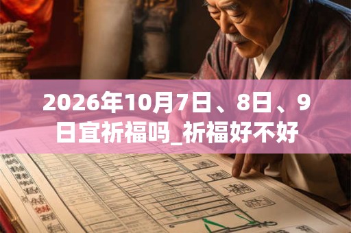 2026年10月7日、8日、9日宜祈福吗_祈福好不好