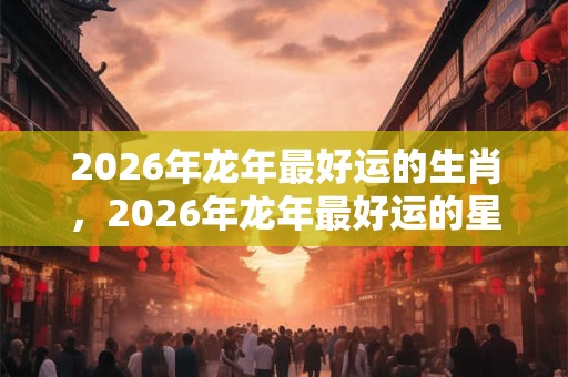 2026年龙年最好运的生肖，2026年龙年最好运的星座